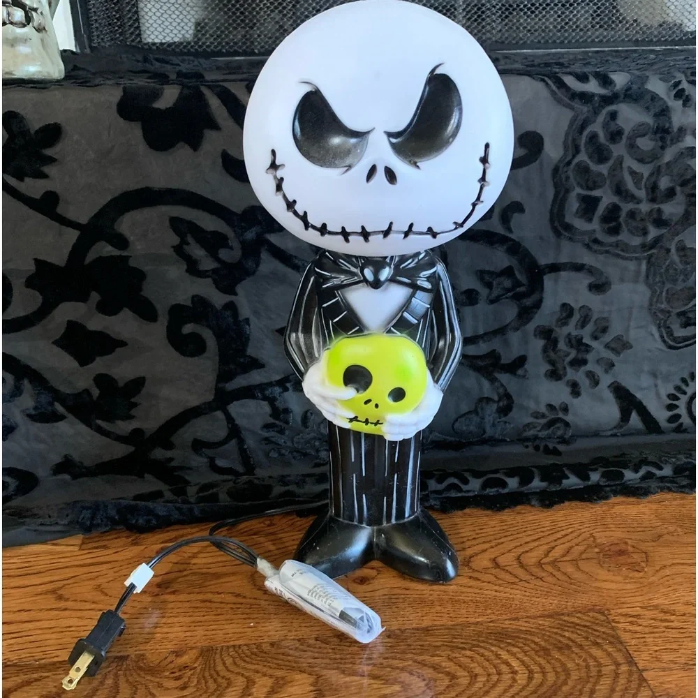 Jack‎ Skellington Light Up Plug in Blow Mold